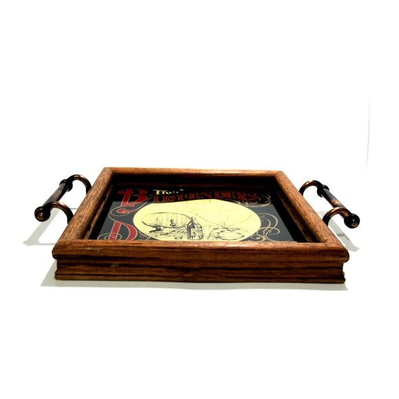 Hensley Co The Bartenders Pride A Remedy For Everything Wood Framed Glass 1980 - Picture 3 of 9